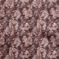 OneOone Cotton Poplin Twill Maroon Fabric Asian Batik Floral Ressing Material Fabric Print Fabric край двора