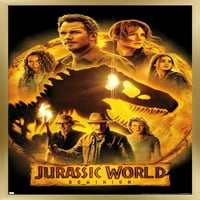 Jurassic World: Dominion - Group One Shant Poster, 22.375 34 Framed