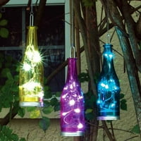 Умната слънчева фиеста висяща бутилки с LED