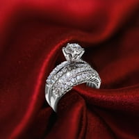 Пръстени за тийнейджърски розов диамантен пръстен, диамантен пръстен на Свети Валентин, розов пръстен, диамант, пръстен на шпаковия кле, лек пръстен, нов творчески пръстен, могат да бъдат подредени, за да носят