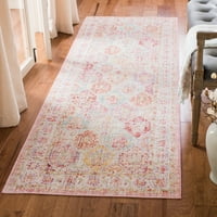 Windsor Deonte Традиционно килимче, розово мулти, 5 '7'