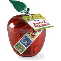 Пакон, ПАК51480, пластмасова ябълка награда стикери, пакет, Червен