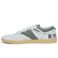 Rhude Man White Leather Rechess Theakers