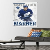 Toronto Maple Leafs - Mitch Marner Wall Poster с дървена магнитна рамка, 22.375 34
