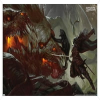 Dungeons and Dragons - Drizzt срещу Demogorgon Wall Poster, 22.375 34 в рамка