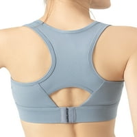 Avamo Women Anti-Shock Yoga Bra U Neck Basic Crop Top Summer Racerback Vest Camis