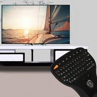 Henmomu Mini Keyboard, безжична клавиатура, N Qwerty Keyboard Trackball 2.4G Wireless Mini USB мултимедийна клавиатура за телевизионен компютър