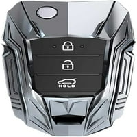 За Kia Key Fob Cover Case Metal Key Fob Shell Fit for Kia Rio Optima Soul Sportage Sorento Carens с ключодържател