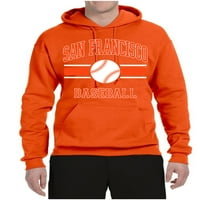 Див Боби град на Сан Франциско бейзбол фантазия фен спорт Унис суитчър суитчър, оранжев, голям